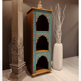 Indian Hand Carved Solid Wood Side Table 07